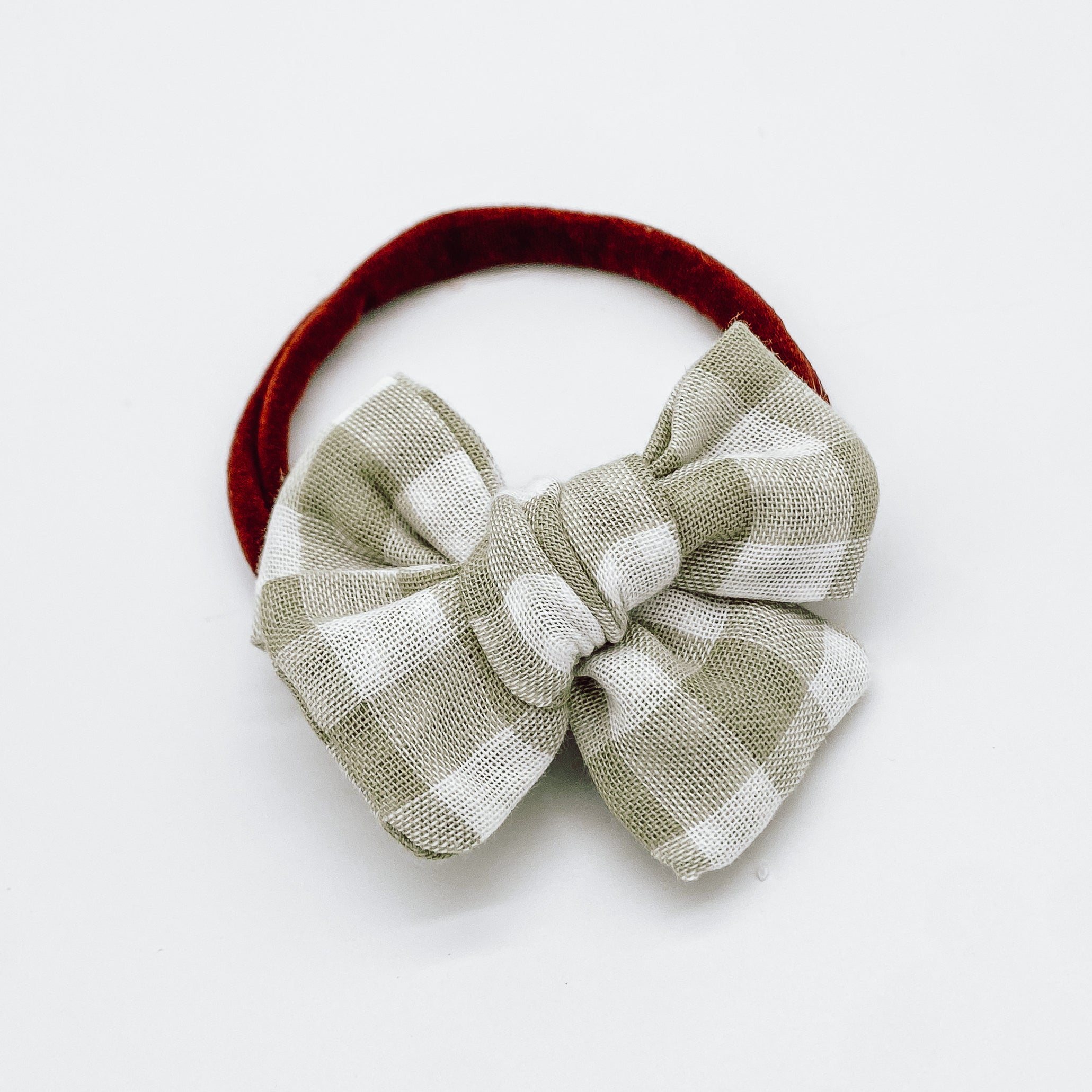 Grace Gingham Hair Bows | Handmade Bows