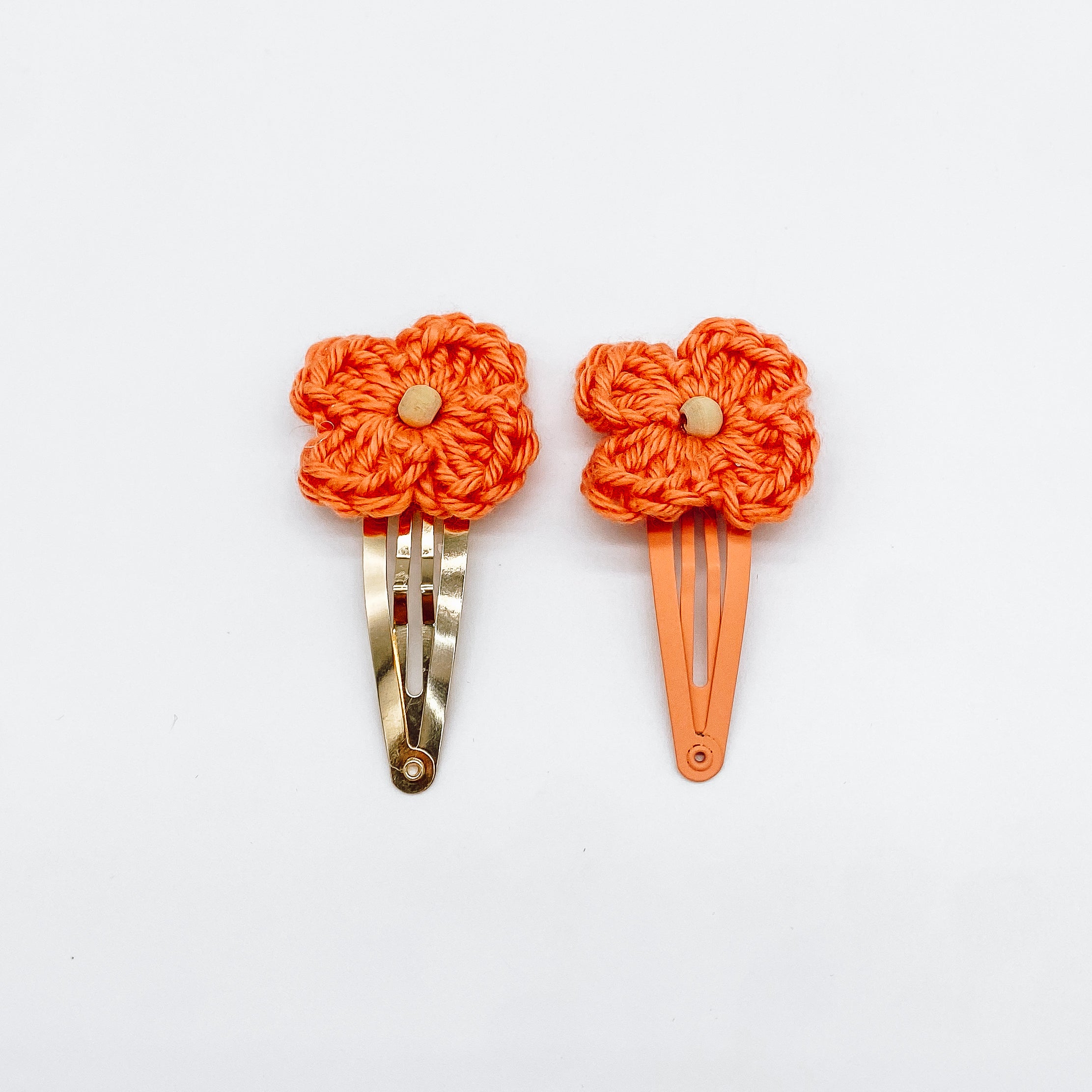 Isla Midi Hand Crocheted Flower Hair Clips | Hand Crocheted Flowers