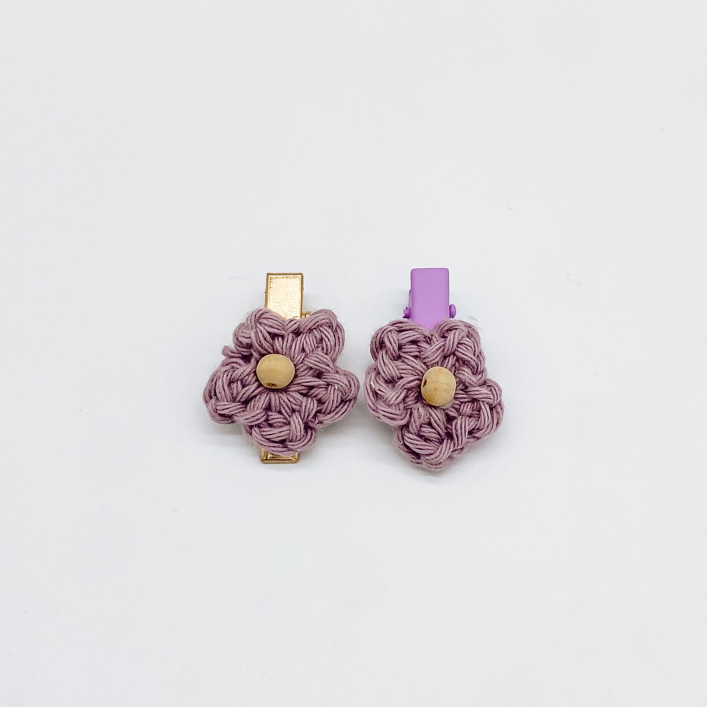 Mini Isla Flower Hair Clip | Hand Crocheted Flowers
