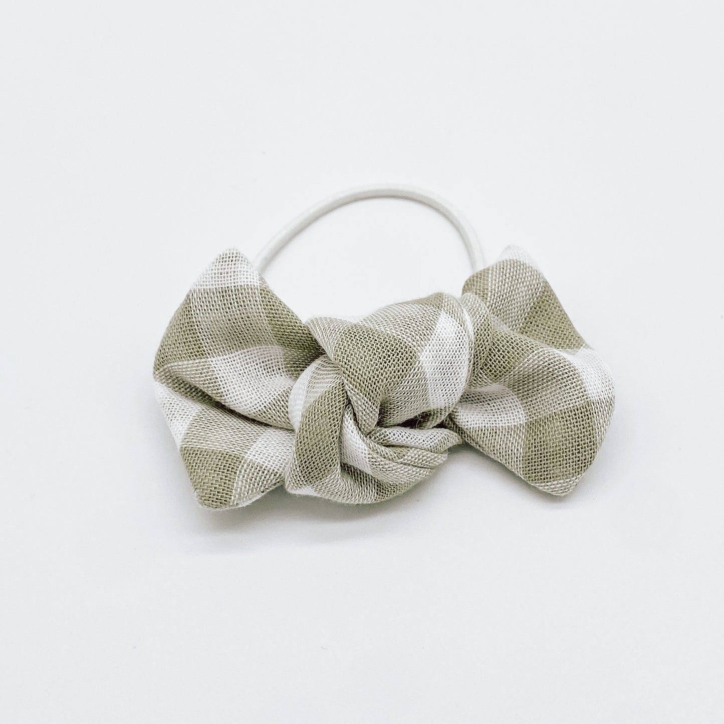 Grace Gingham Knot Hair Bows | Handmade Bows