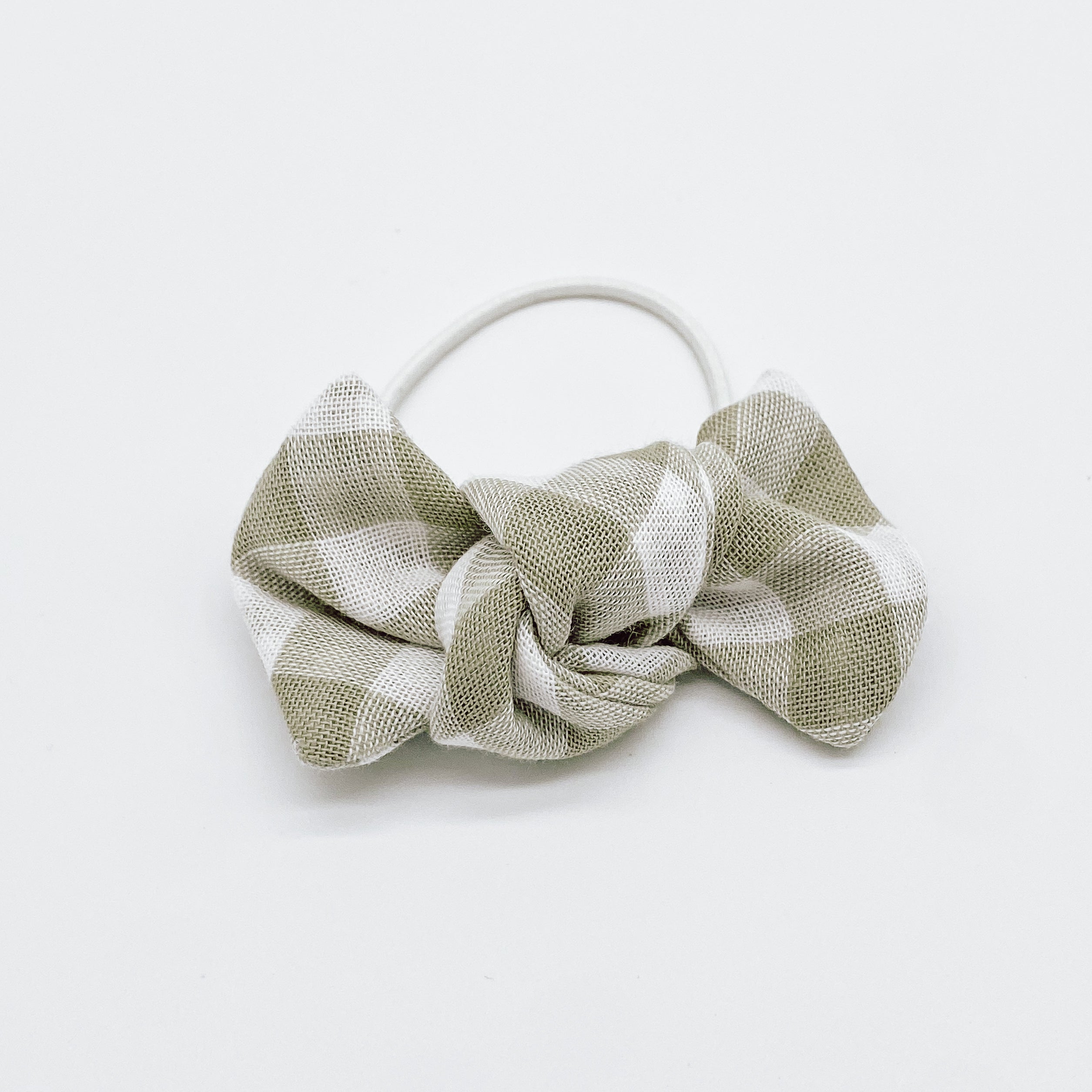 Grace Gingham Knot Hair Bows | Handmade Bows