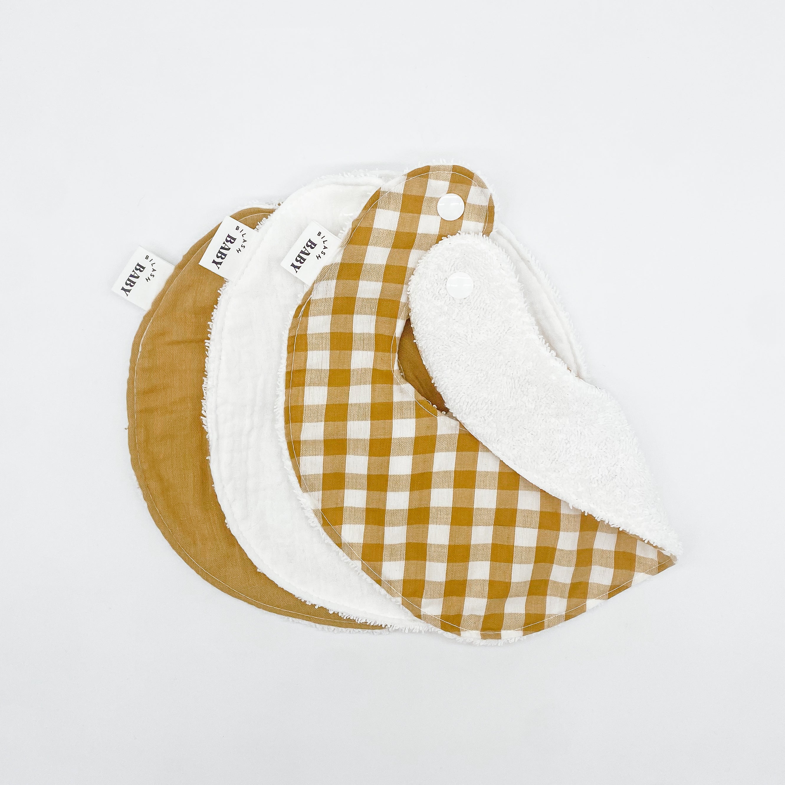 Neutral Bib Set | Handmade Bibs