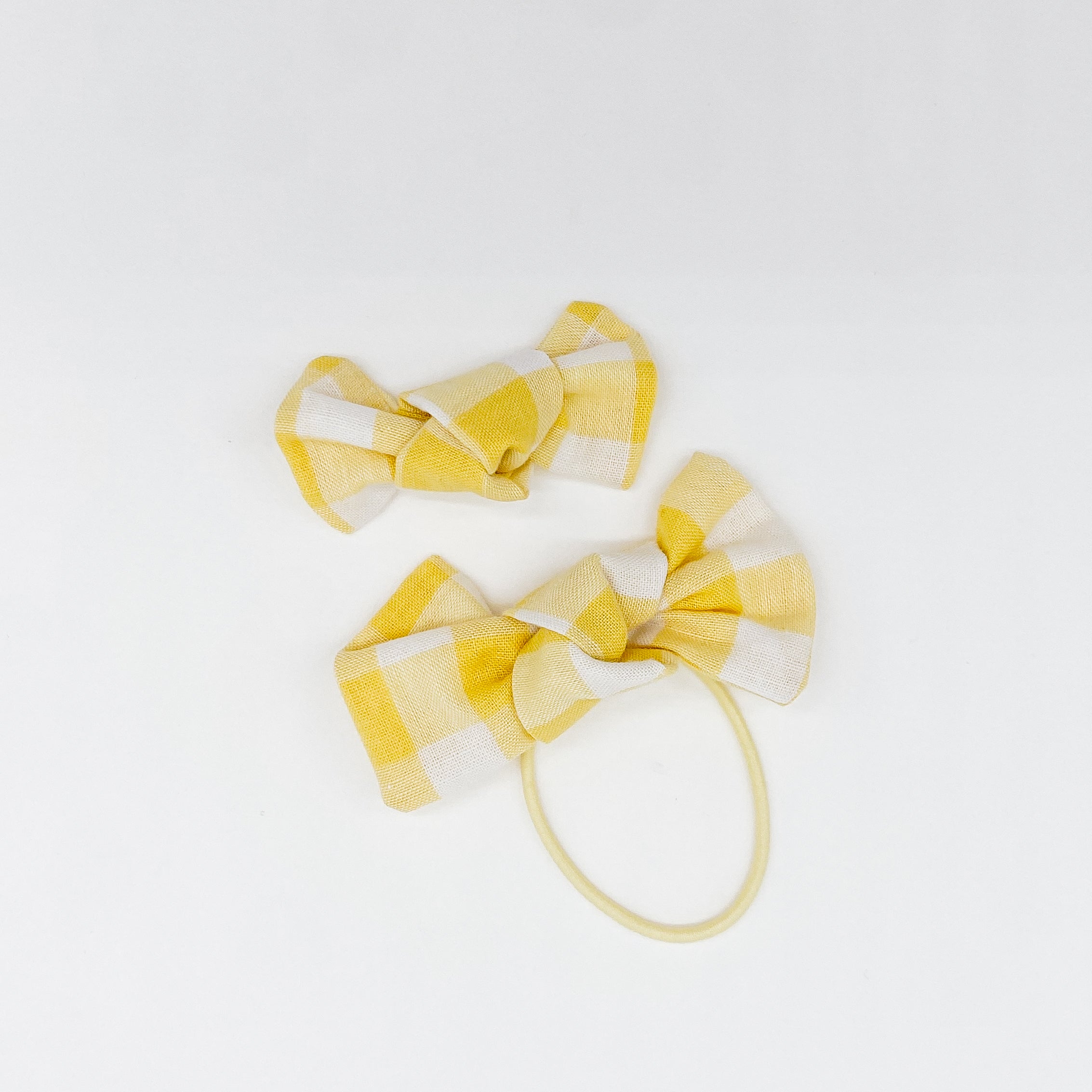 Gingham Knot Bow | Handmade Bows