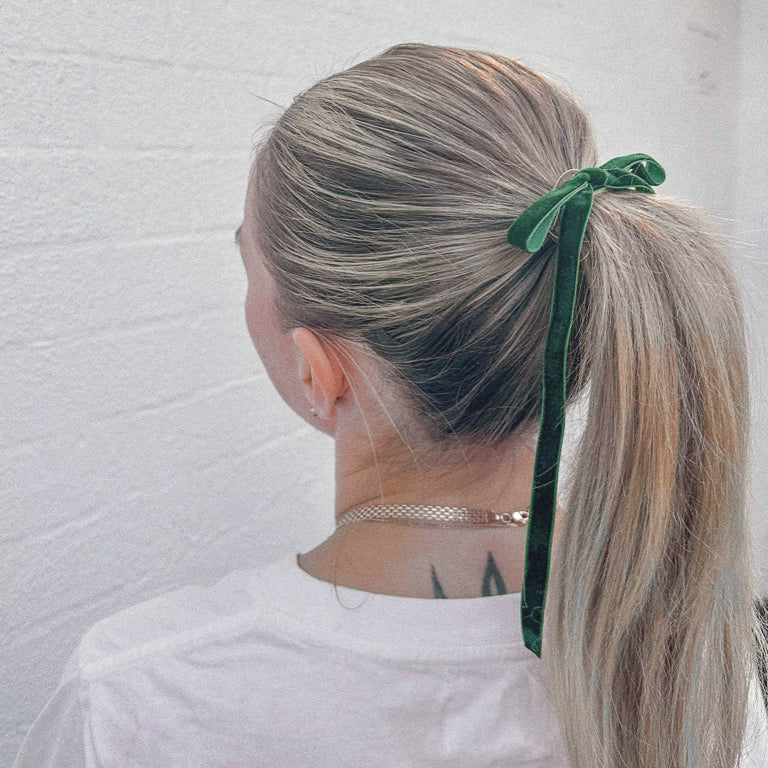 Emily Velvet Bow | Handmade Bows