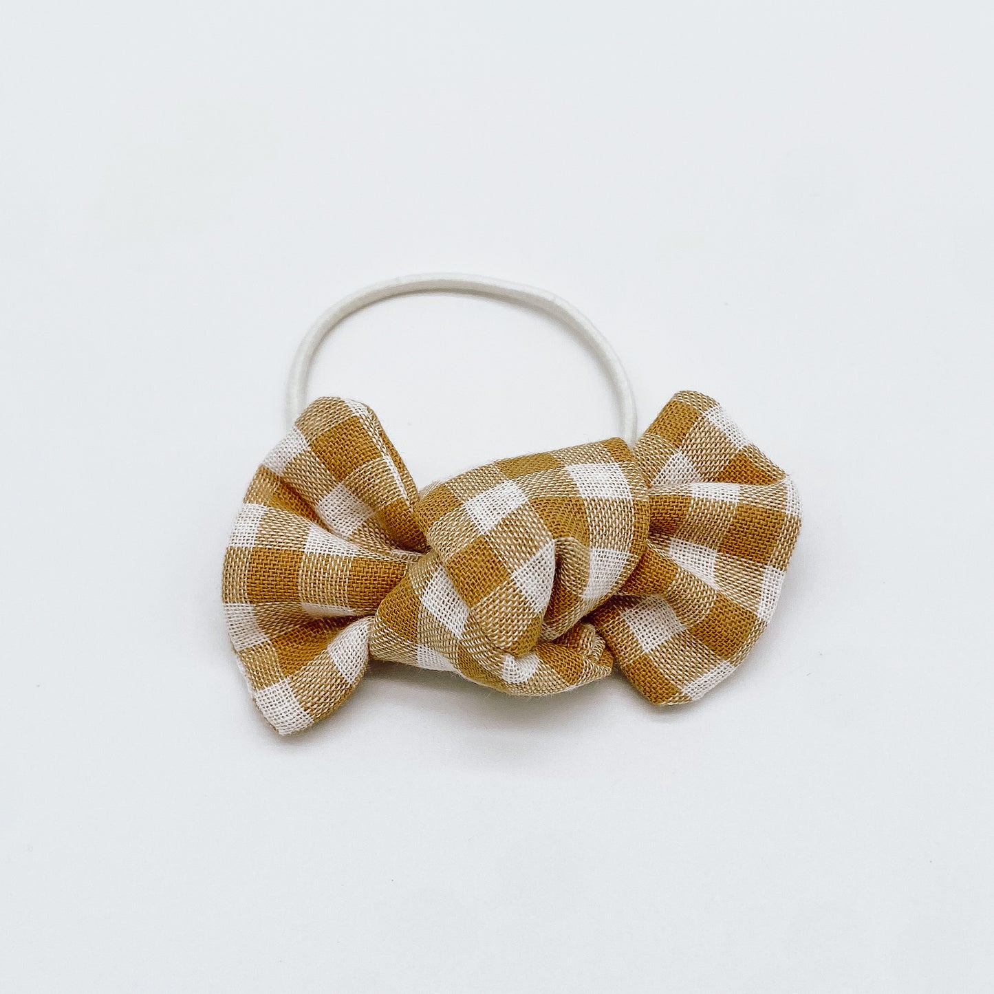 Grace Gingham Knot Hair Bows | Handmade Bows