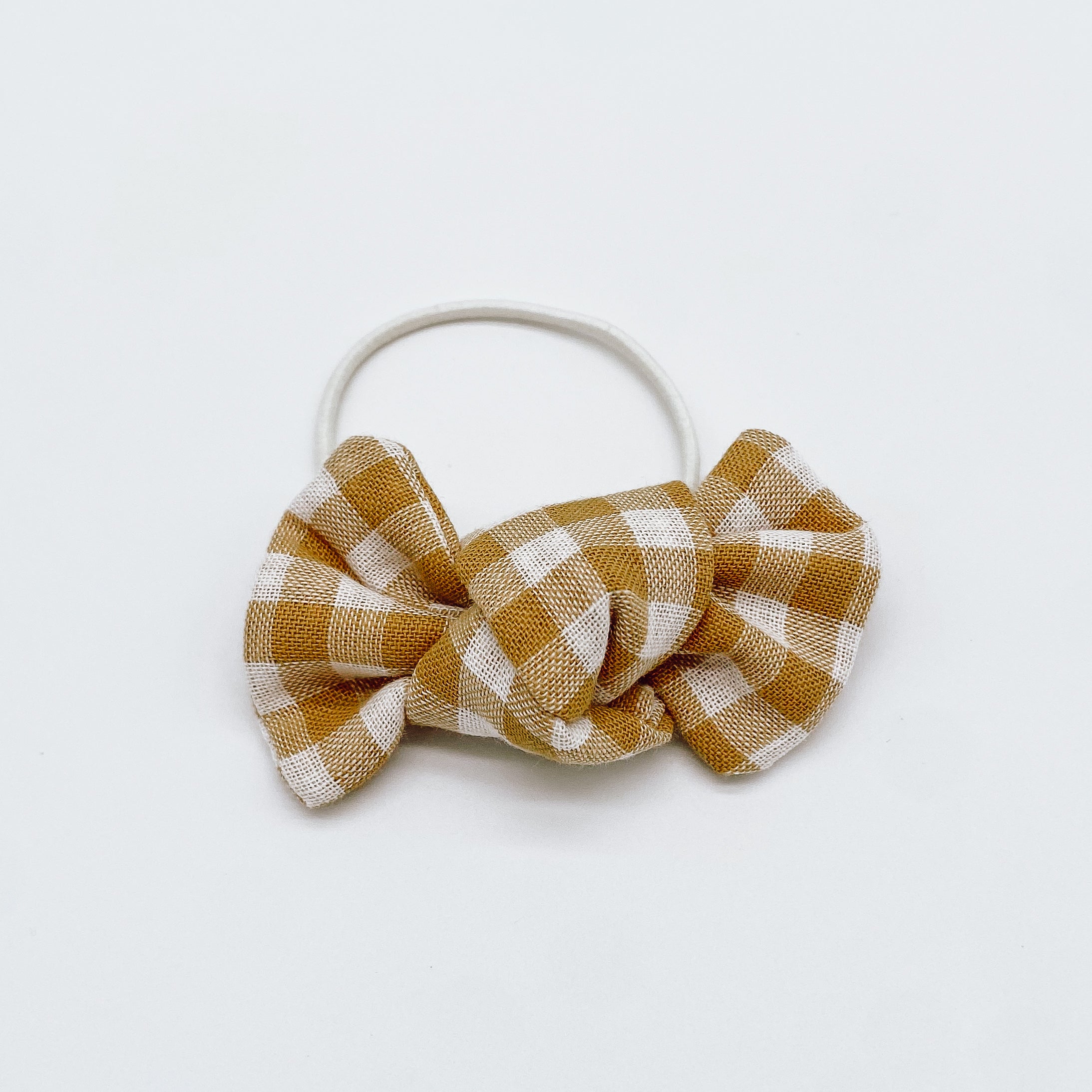 Grace Gingham Knot Hair Bows | Handmade Bows