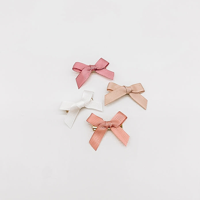 Meela Ribbon Bow Hair Clips | Handmade Hair Clips