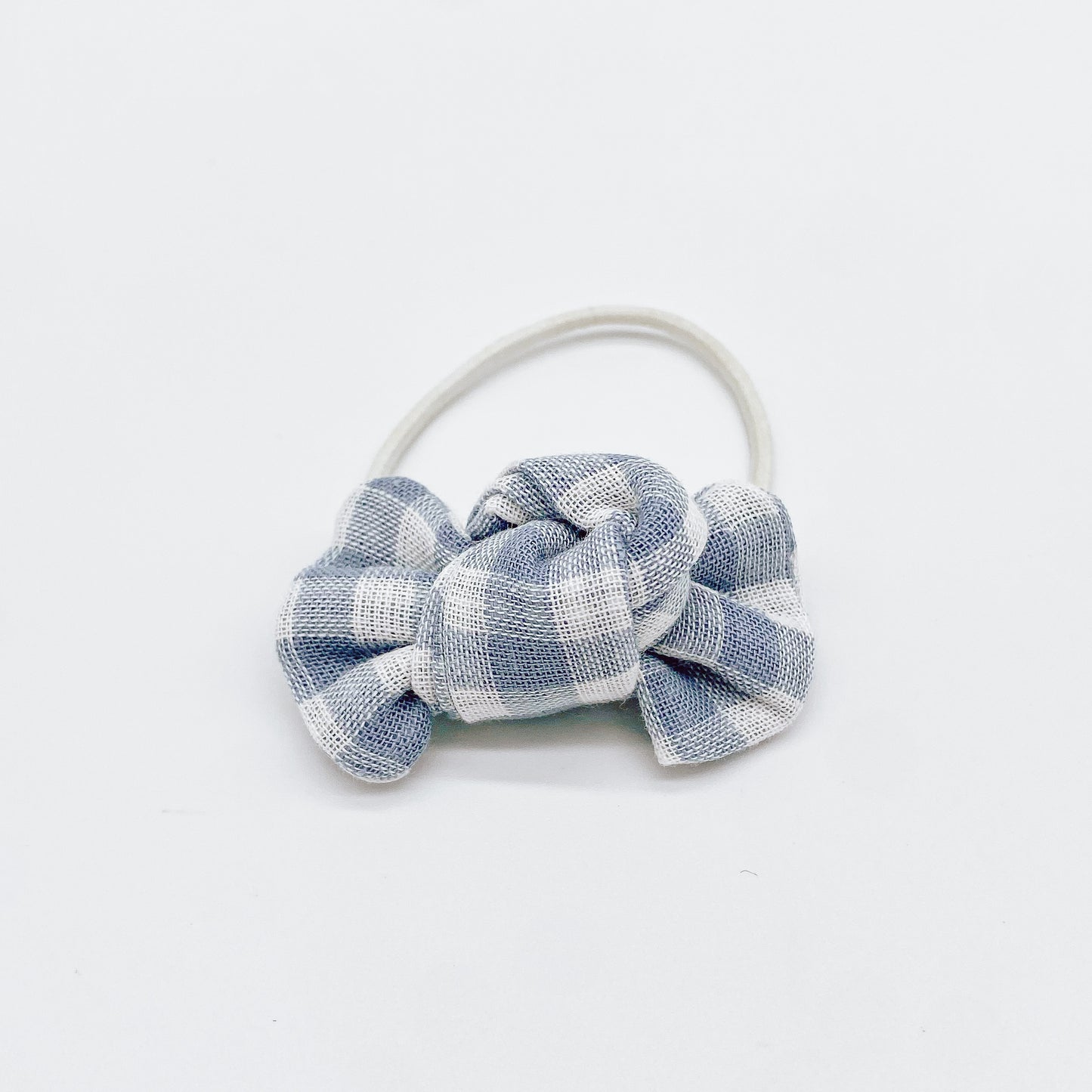 Grace Gingham Knot Hair Bows | Handmade Bows