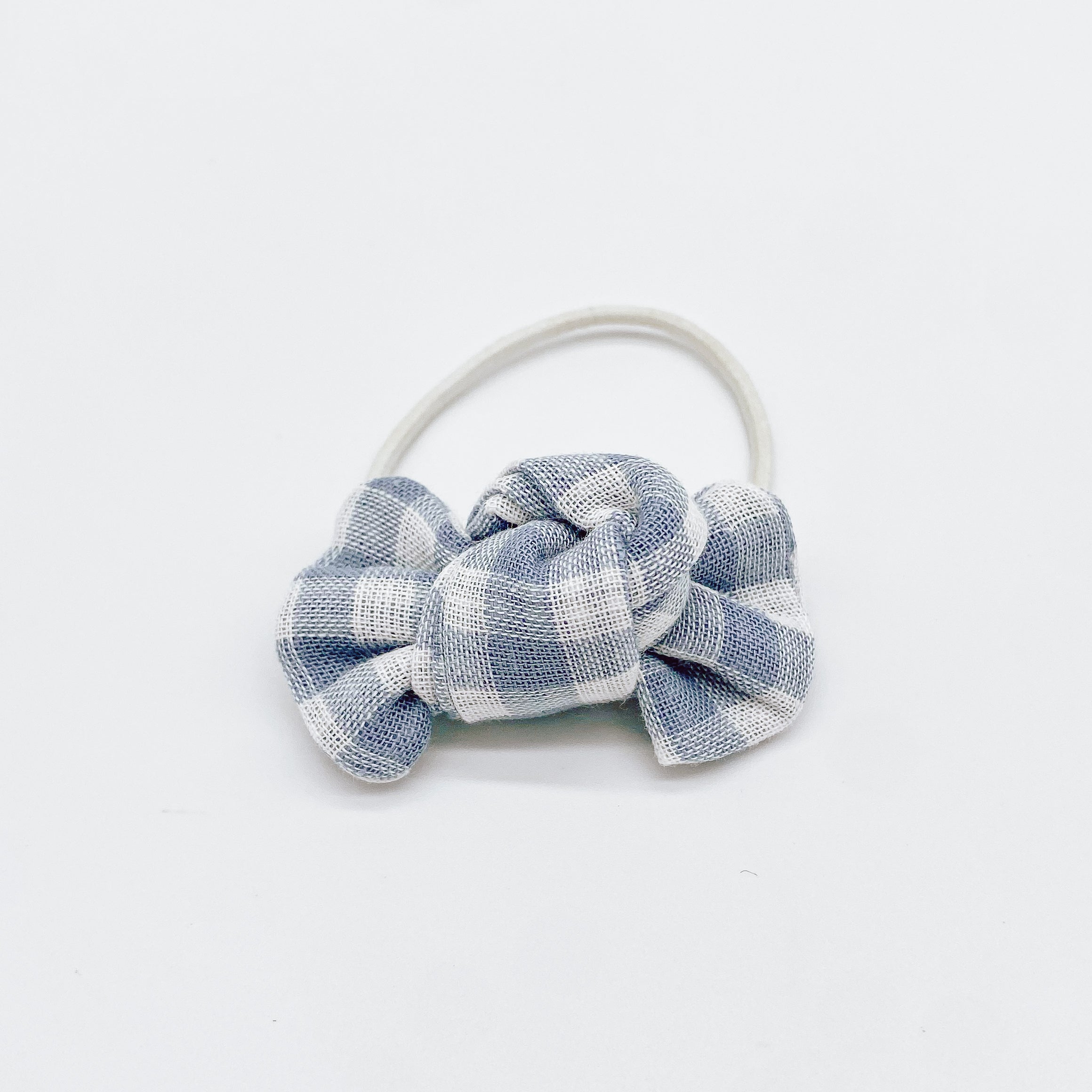 Grace Gingham Knot Hair Bows | Handmade Bows