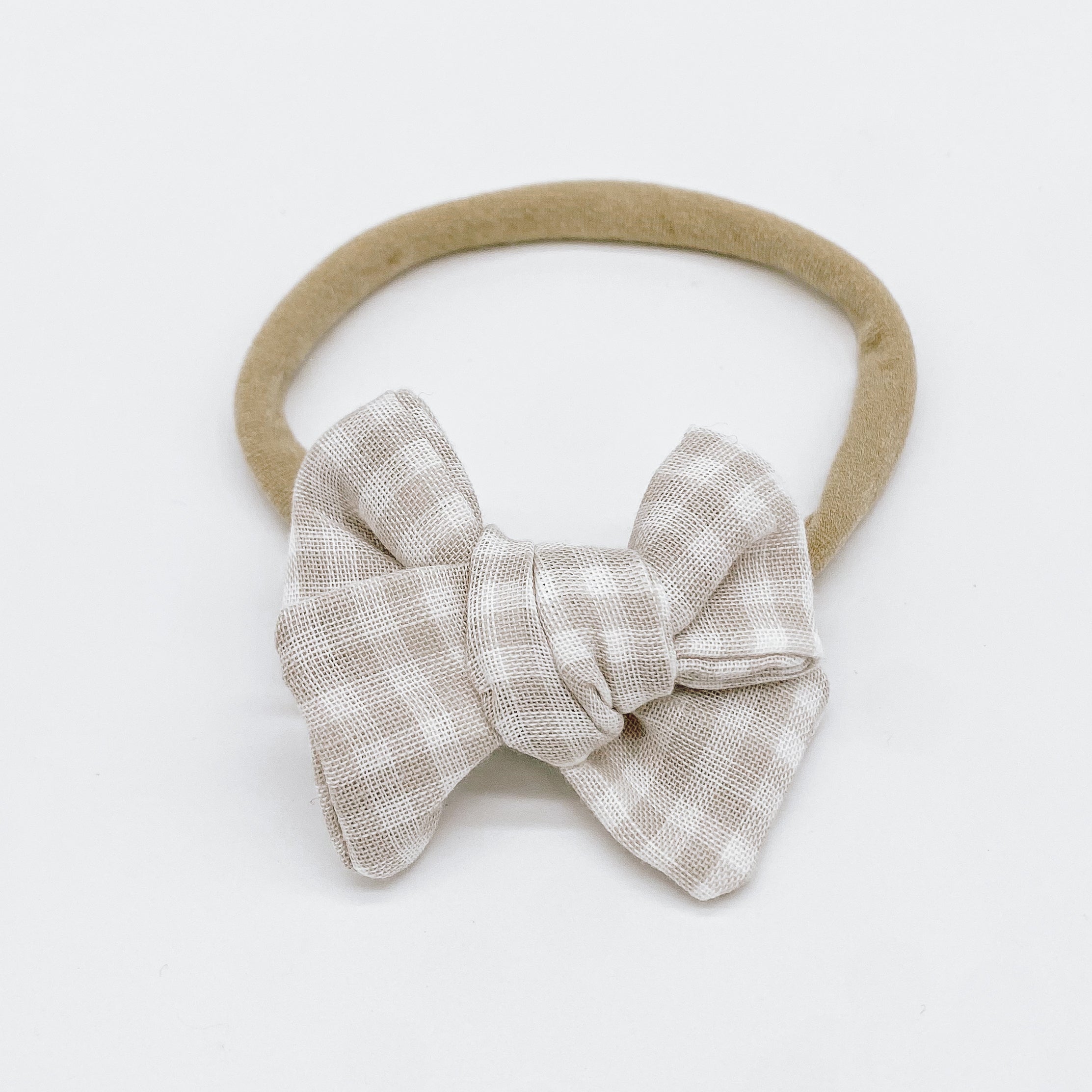 Grace Small Gingham Hair Bows | Handmade Bows