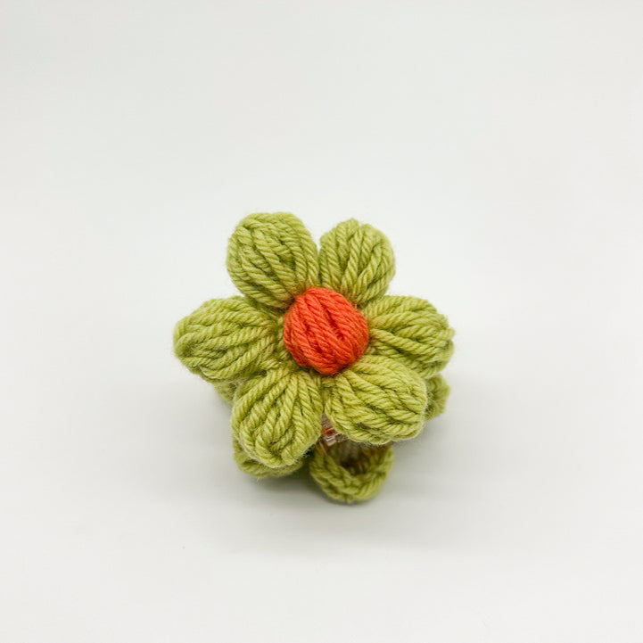 Sadie Flower Hair Claw Clip | Hand Crocheted