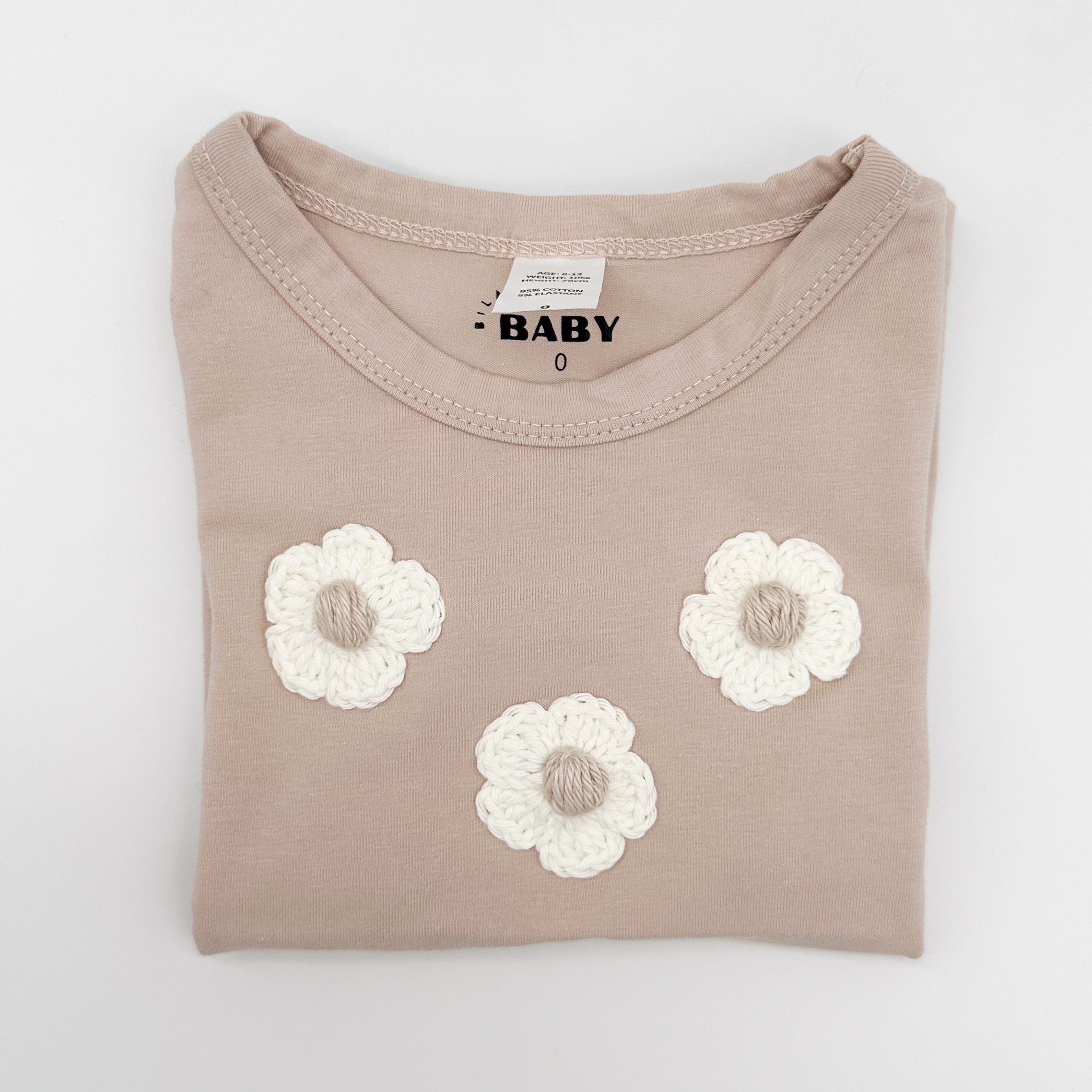 BilashBaby Tee Oat | Hand Crocheted