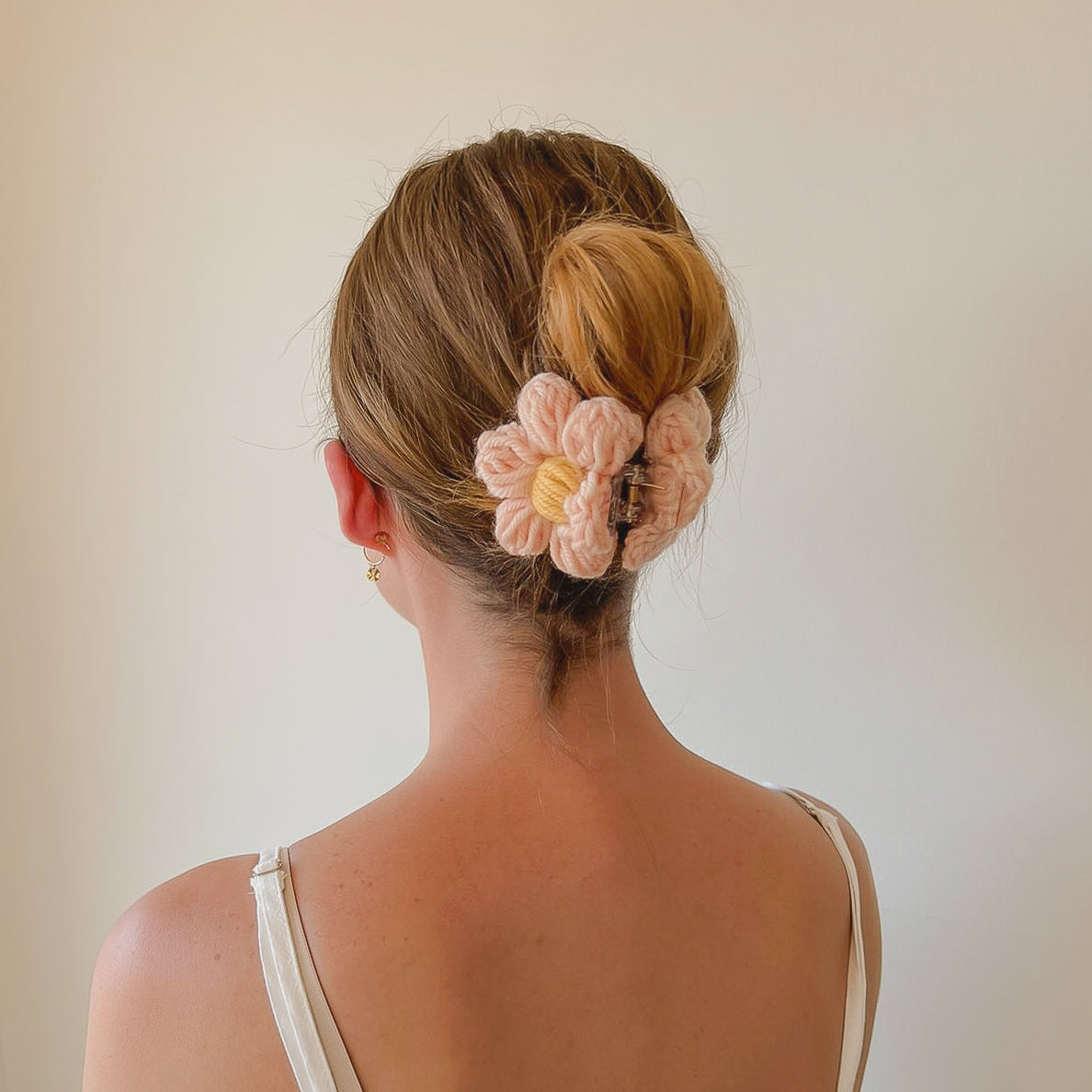 Sadie Flower Hair Claw Clip | Hand Crocheted