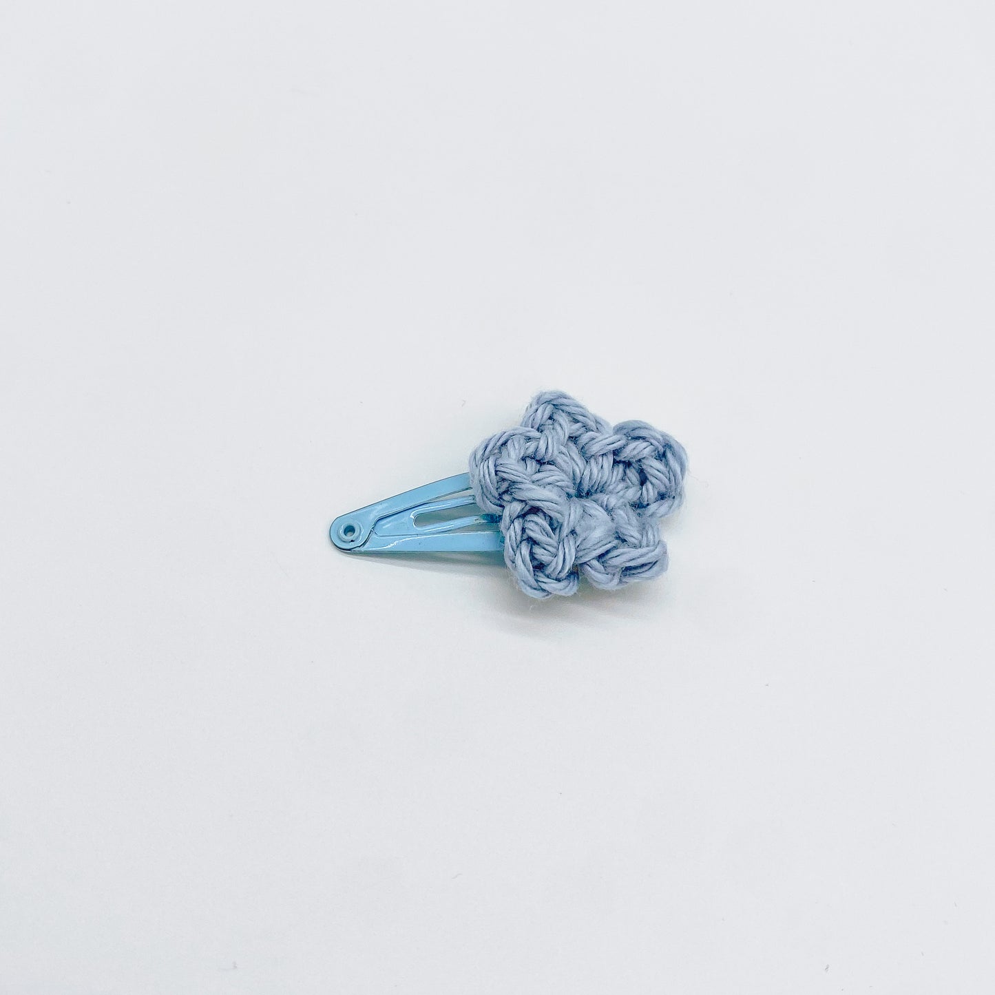 Mini Hand Crocheted Flower Hair Clip | Hand Crocheted Flowers