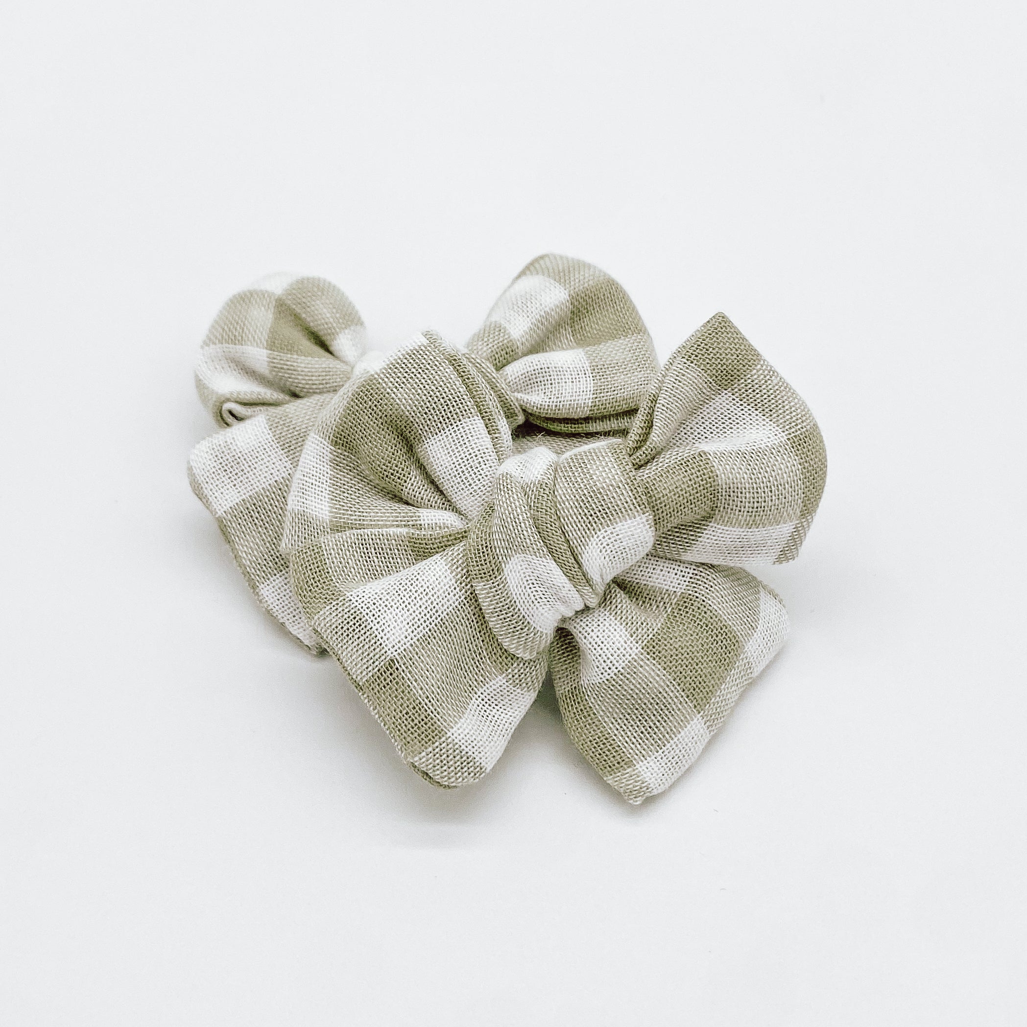 Grace Gingham Hair Bows | Handmade Bows