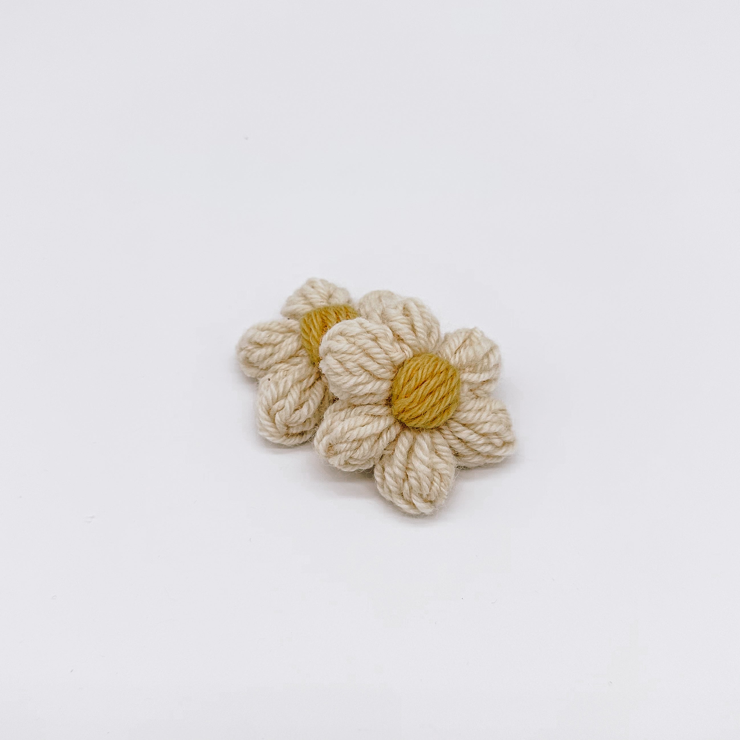 Sadie Flower Hair Clips | Hand Crocheted