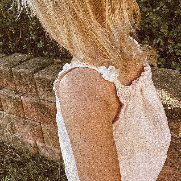 Posy Top - Cream | Handmade Clothing