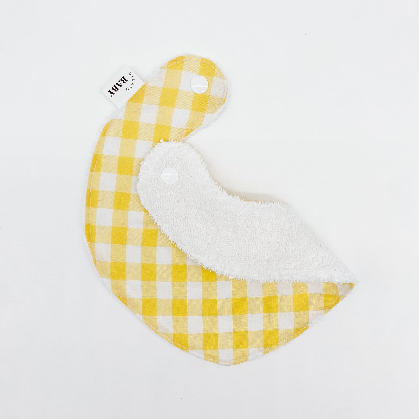 Lemonade Gingham Bib | Handmade Bib