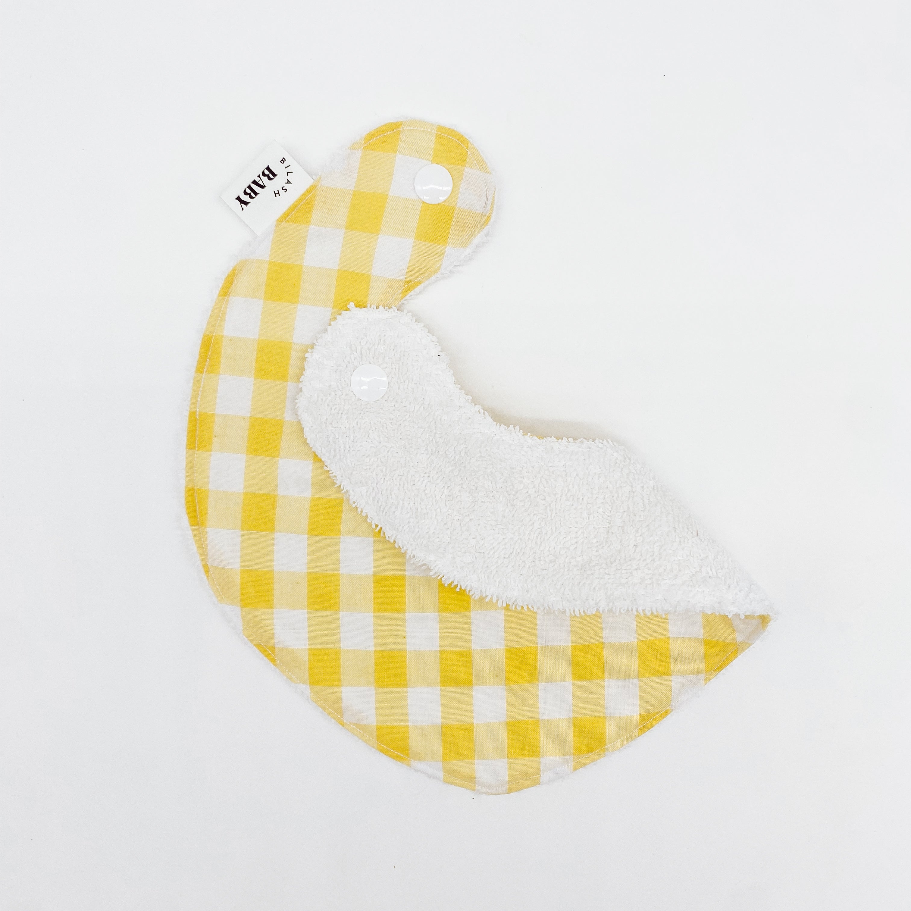 Lemonade Gingham Bib | Handmade Bib