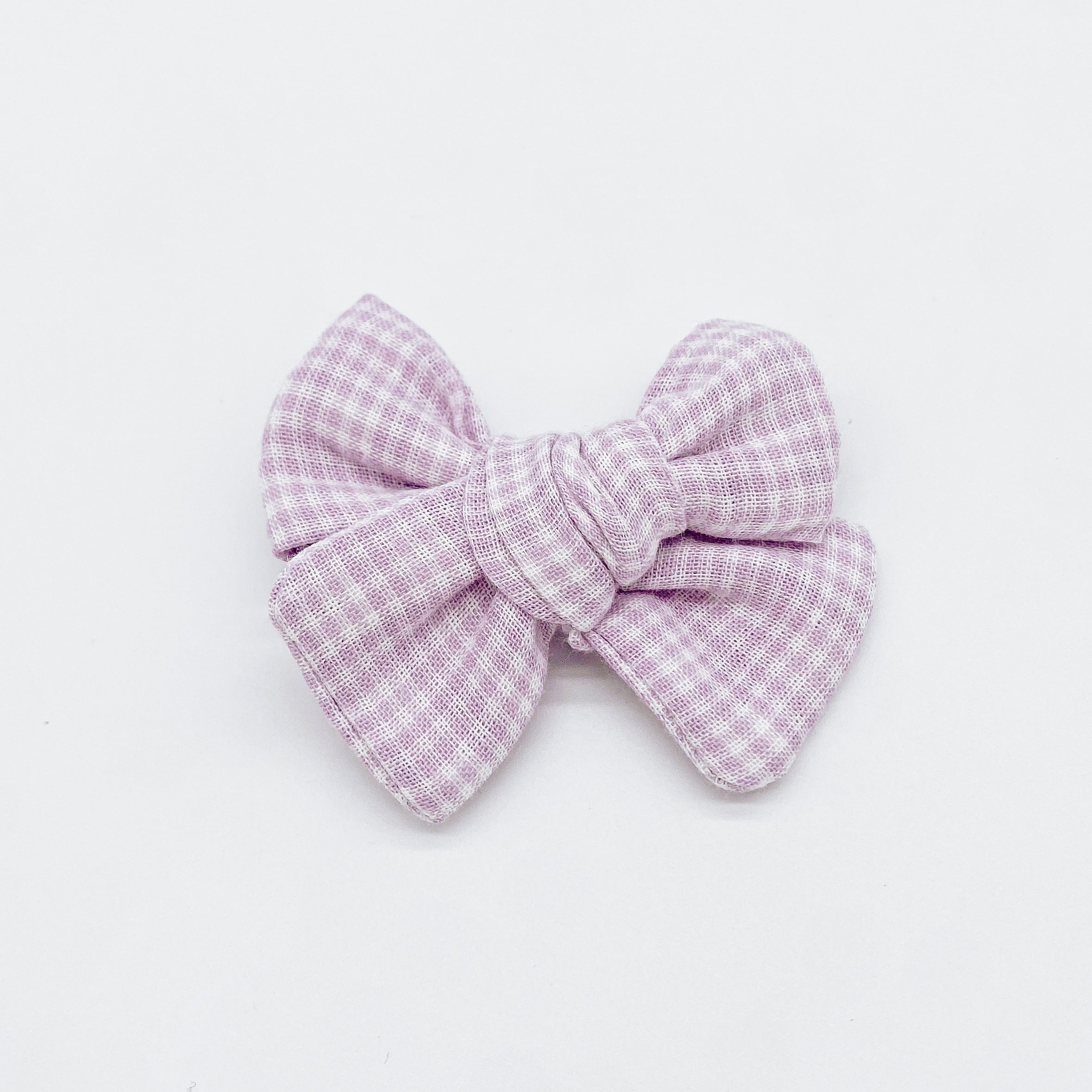 Grace Small Gingham Hair Bows | Handmade Bows