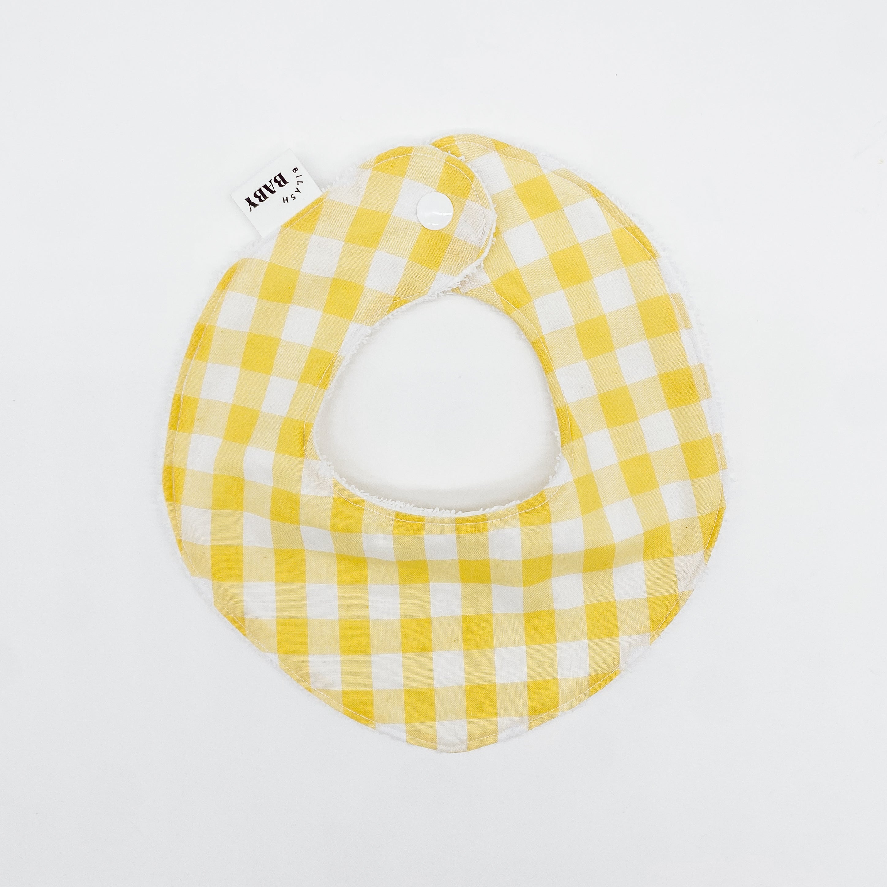 Lemonade Gingham Bib | Handmade Bib