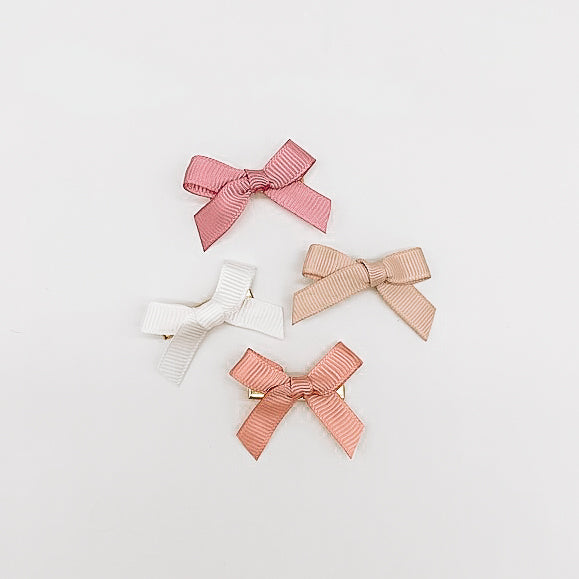 Meela Ribbon Bow Hair Clips | Handmade Hair Clips