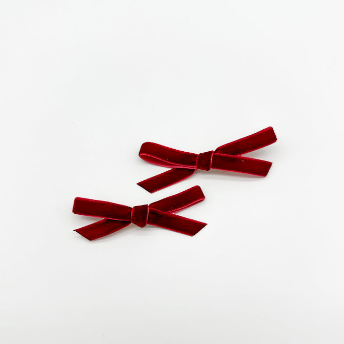 Maisy Midi Christmas Velvet Hair Clips