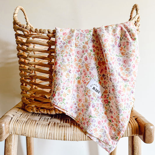 Meadow Pink Baby Wrap | Handmade Baby Wraps