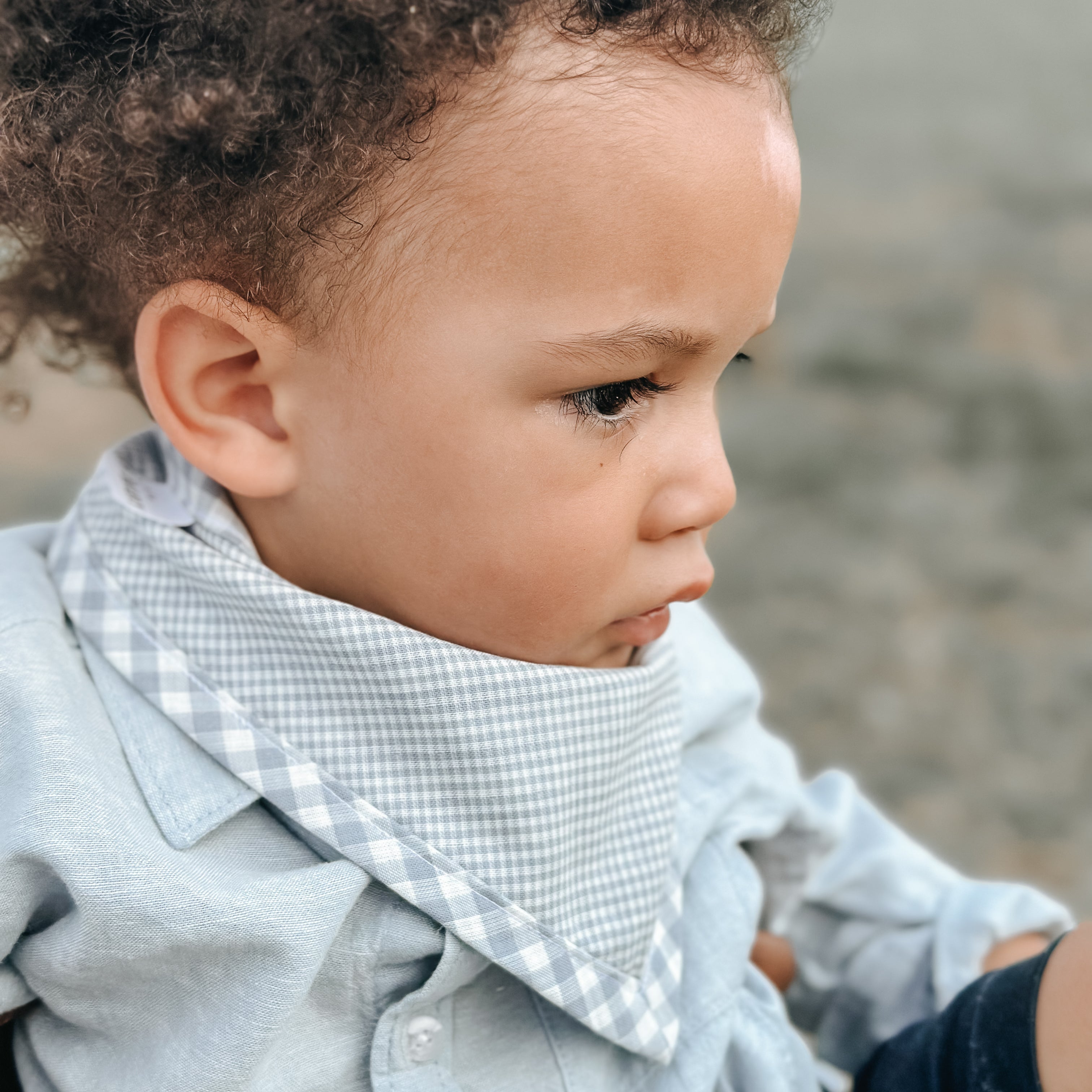 Grace Gingham Bandana Bibs | Handmade Bibs