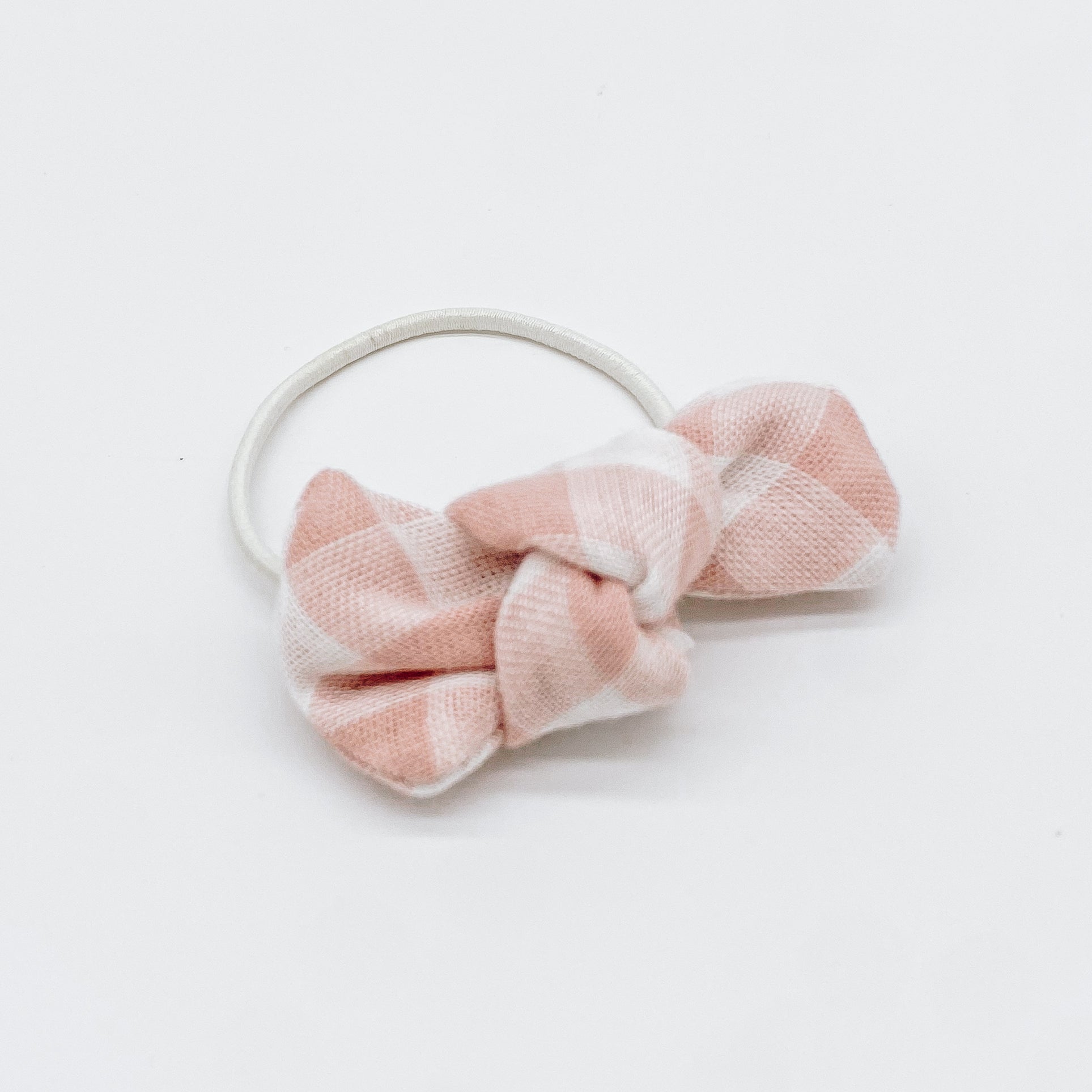 Grace Gingham Knot Hair Bows | Handmade Bows