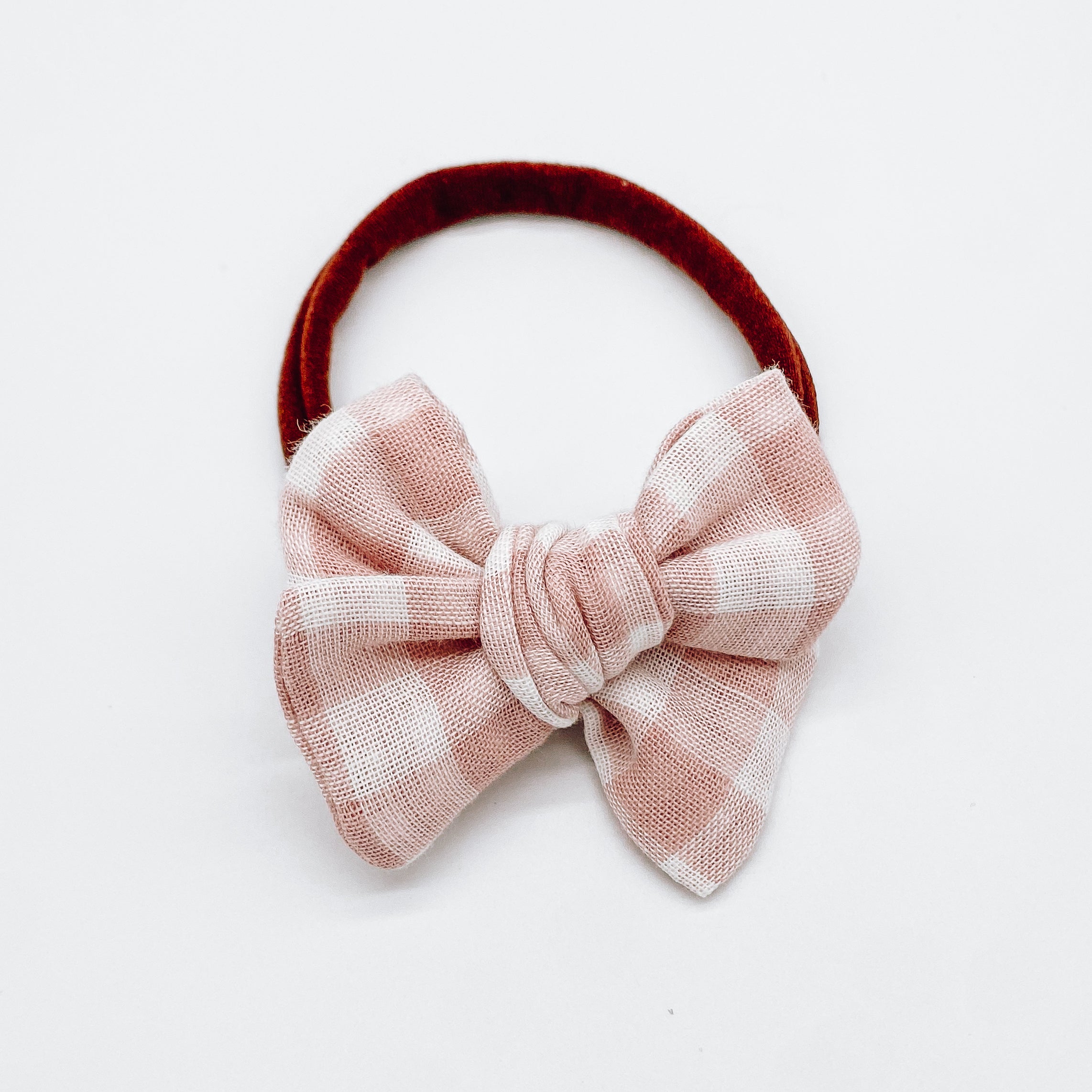 Grace Gingham Hair Bows | Handmade Bows