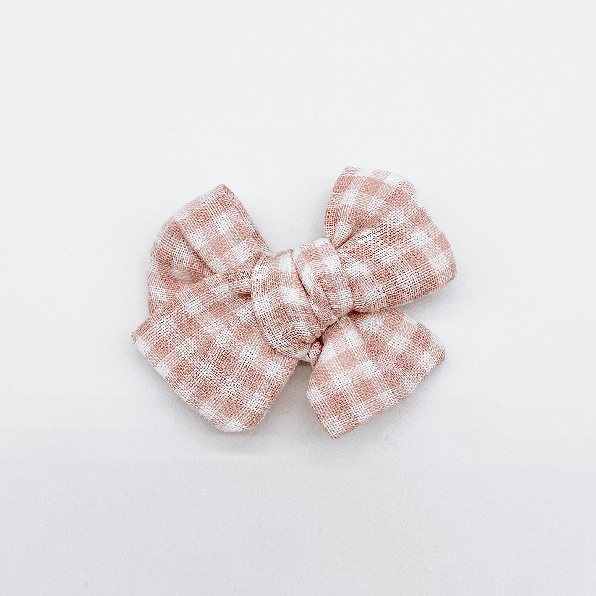 Grace Small Gingham Hair Bows | Handmade Bows