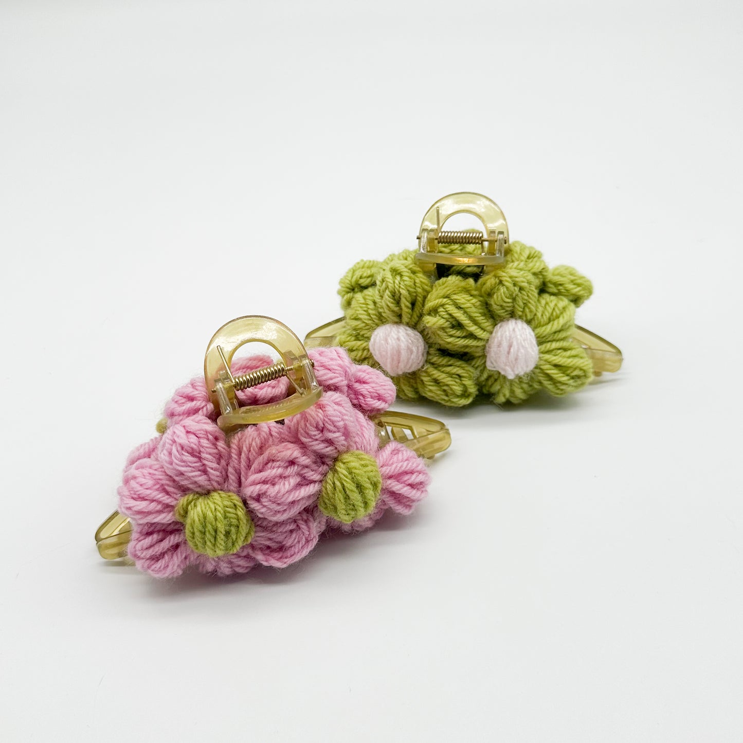 Millie Double Flower Claw Clip | Hand Crocheted