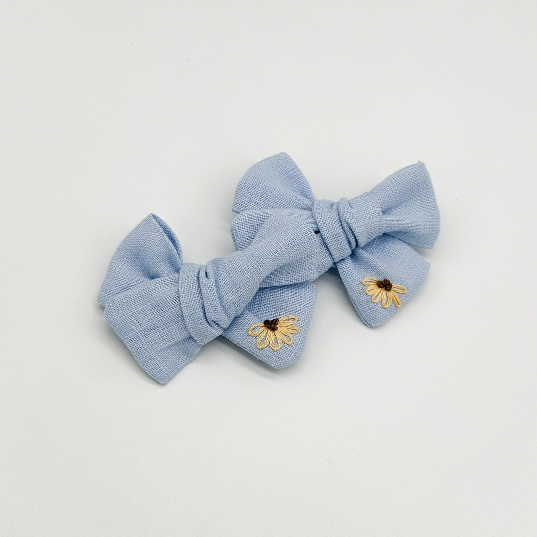 Linen Sunflower Bow | For Ukraine