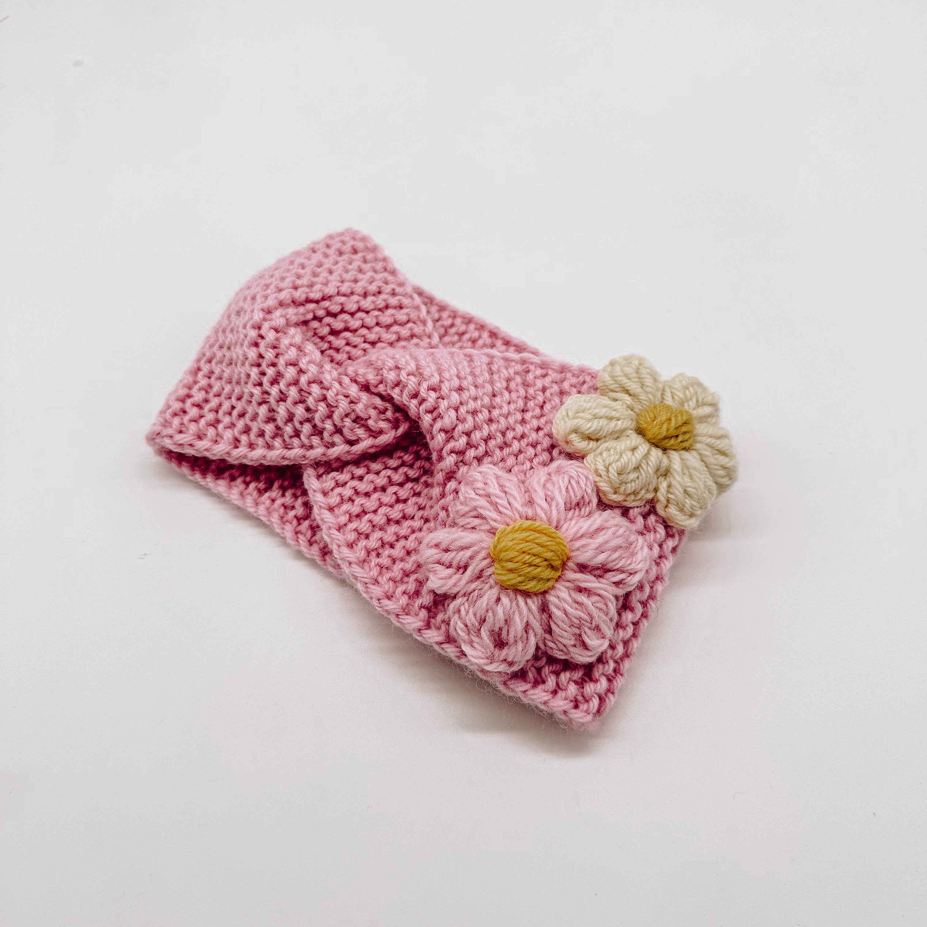 Strawberry Twist Hand Knitted Headband | Hand Knitted