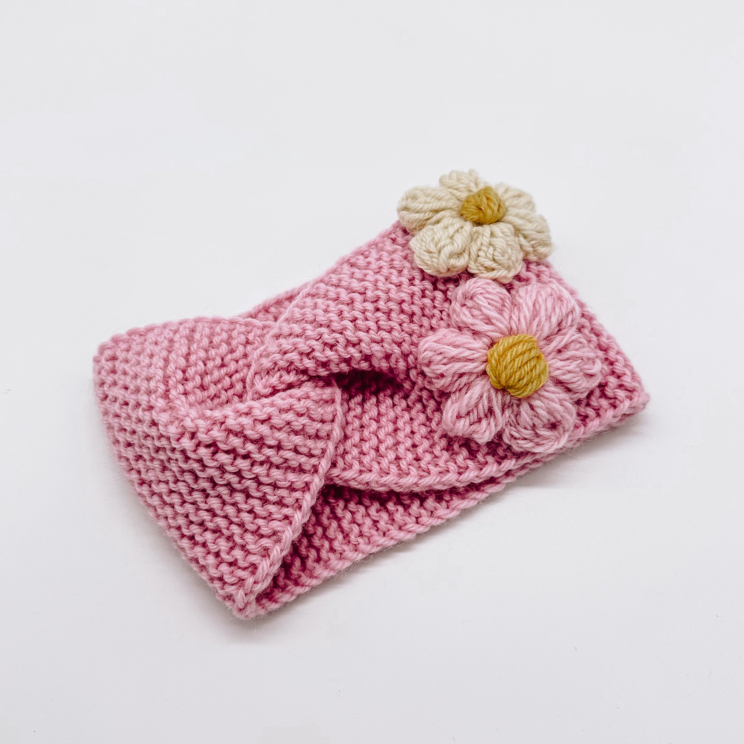 Strawberry Twist Hand Knitted Headband | Hand Knitted