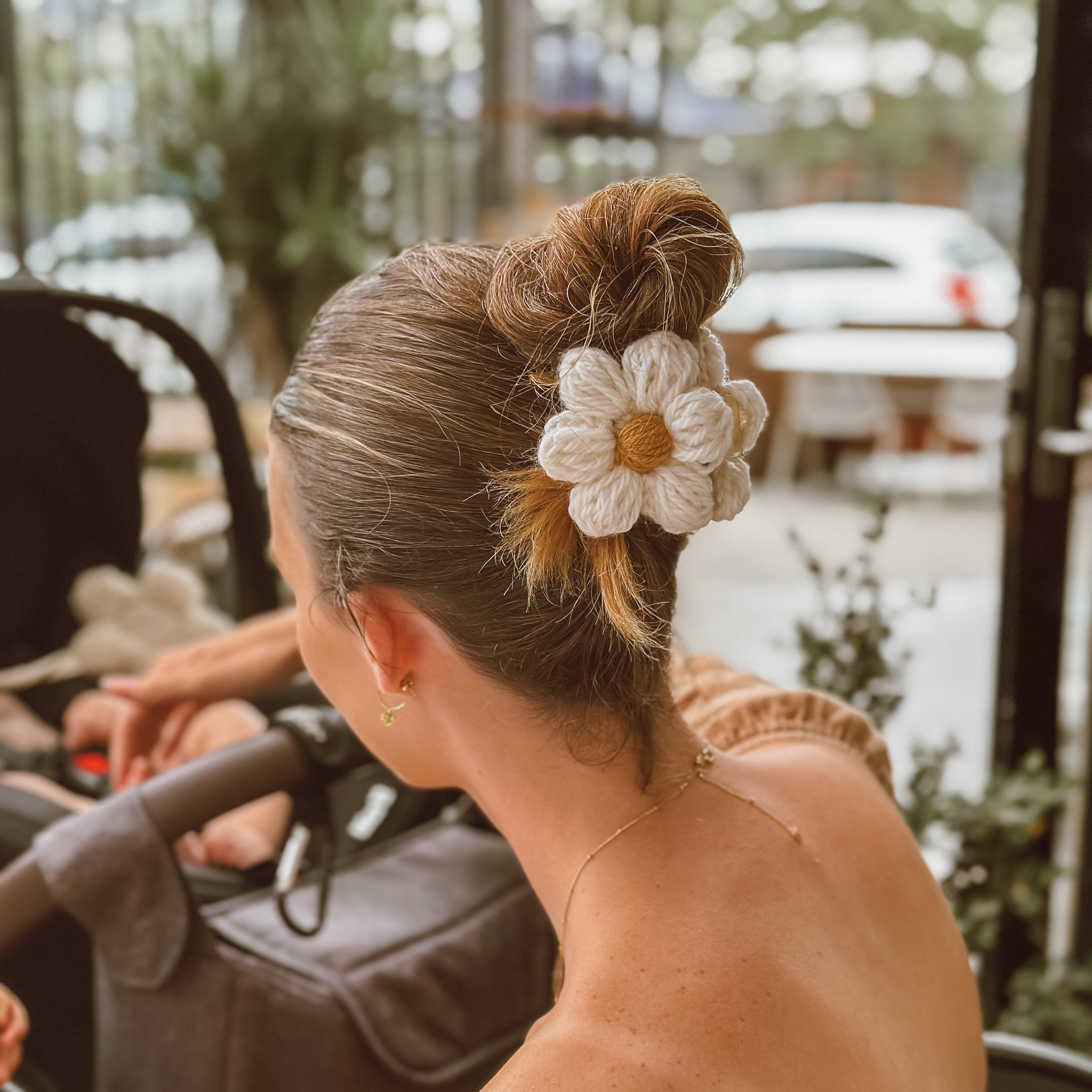 Sadie Flower Hair Claw Clip| Hand Crocheted