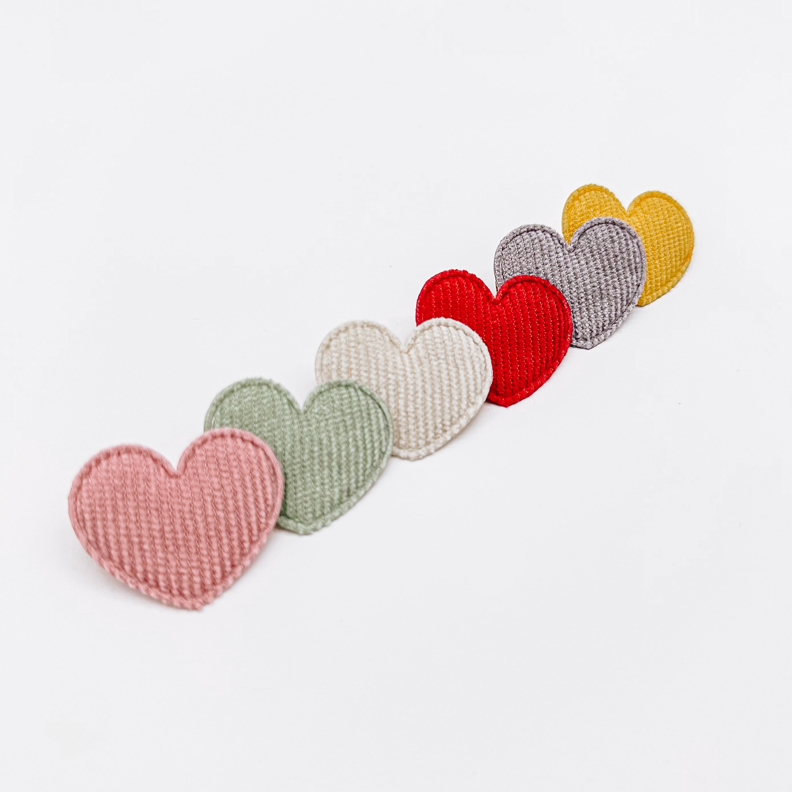 Love Heart Hair Clips | Handmade Hair Clips