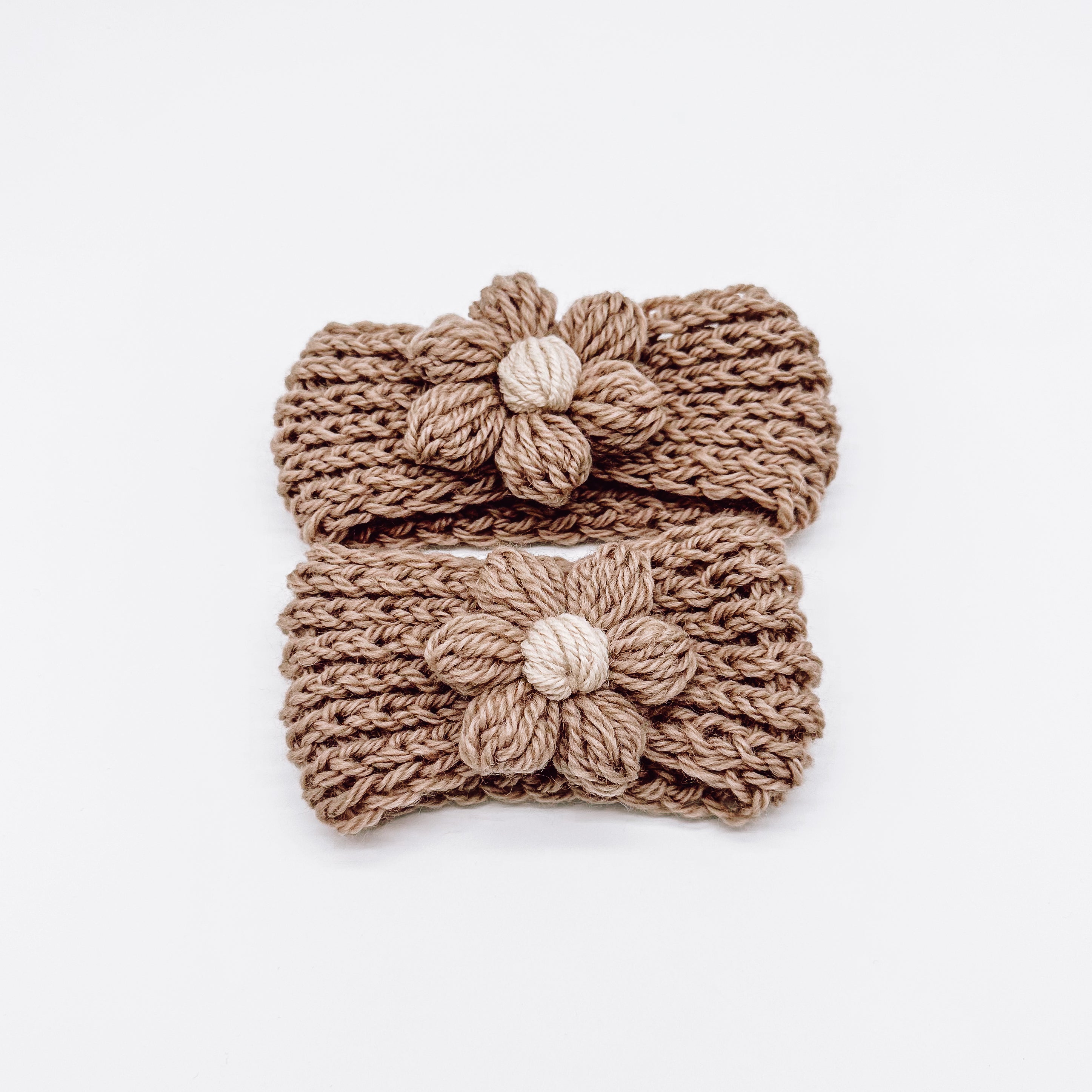 Knitted Flower Headband | Hand Knitted