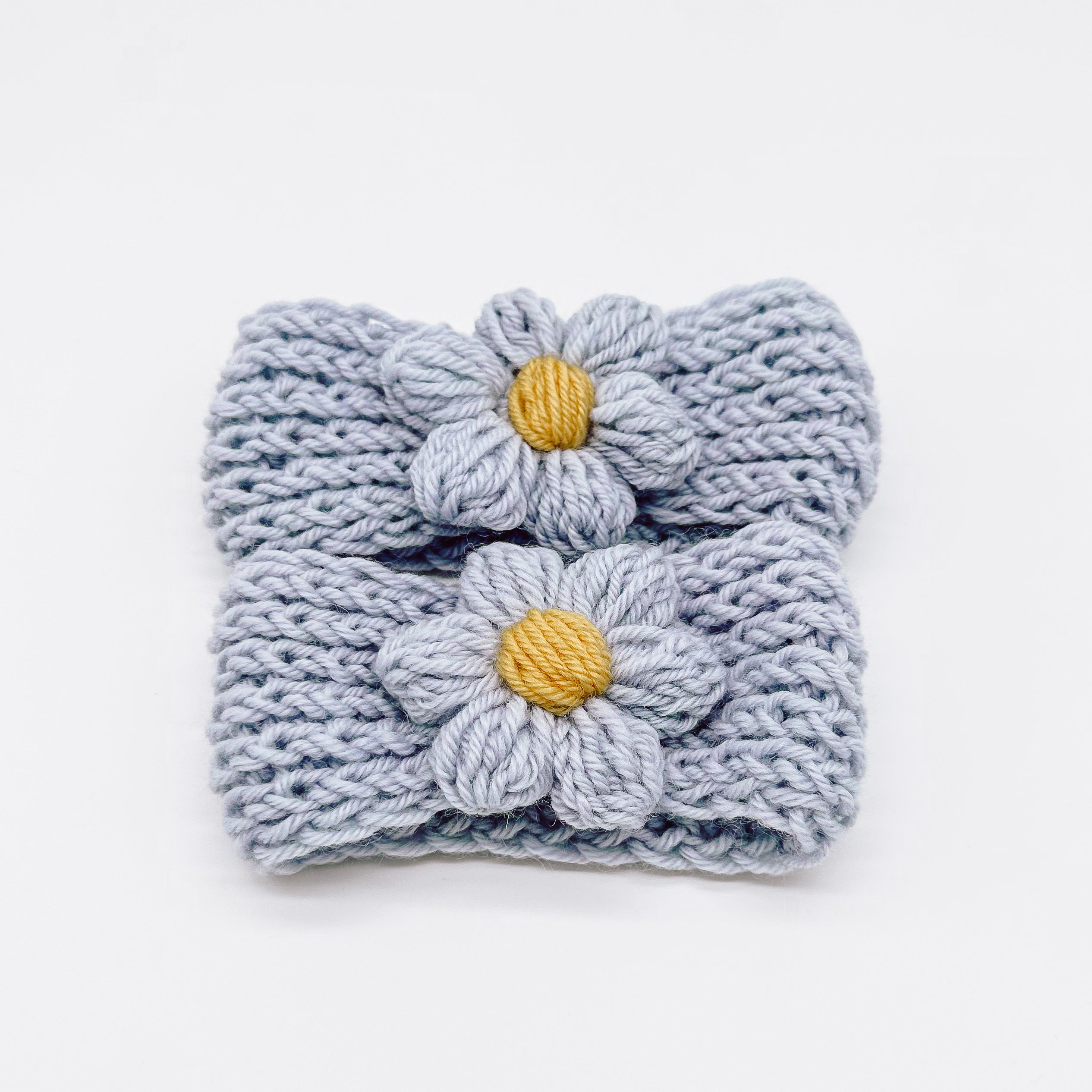 Knitted Flower Headband | Hand Knitted