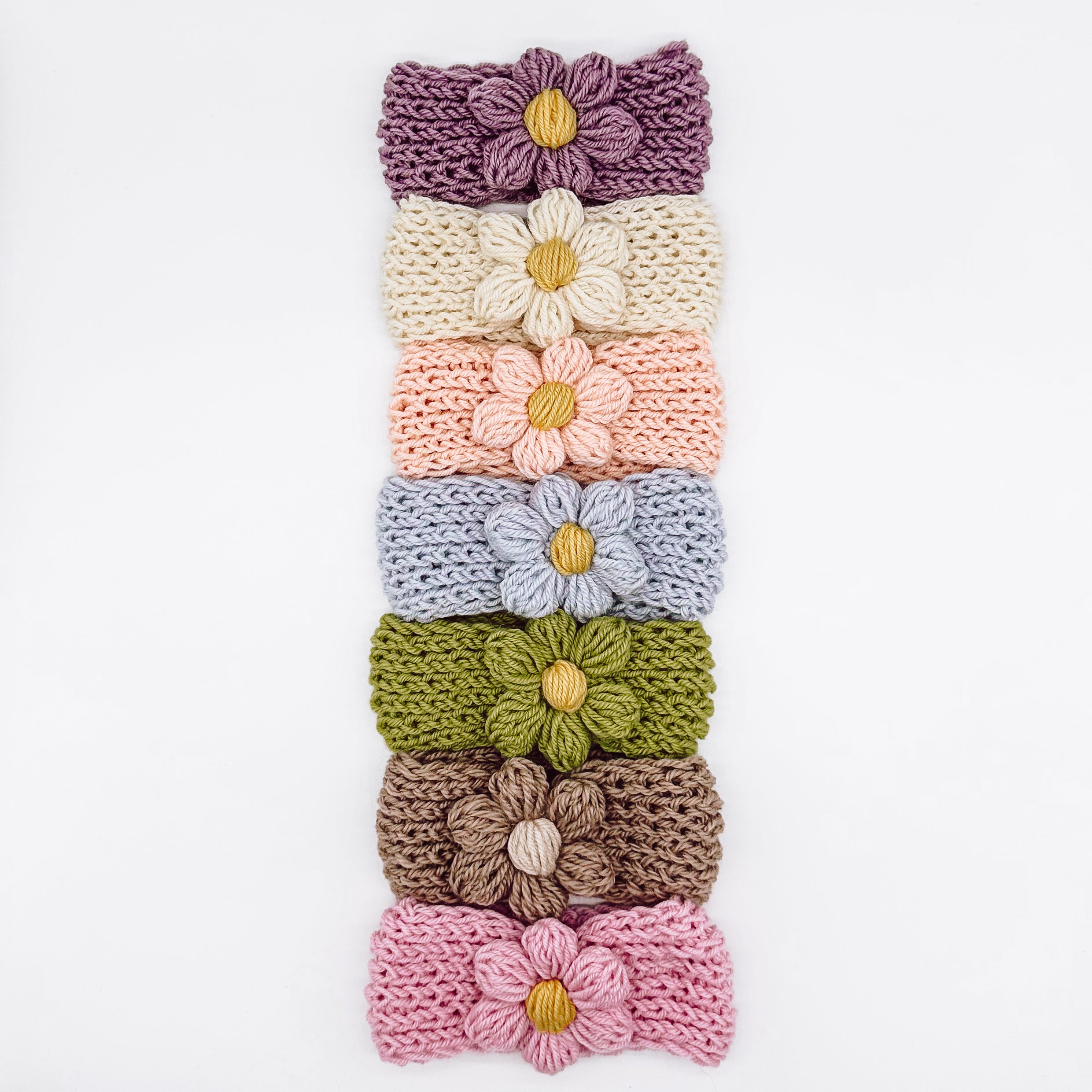 Knitted Flower Headband | Hand Knitted