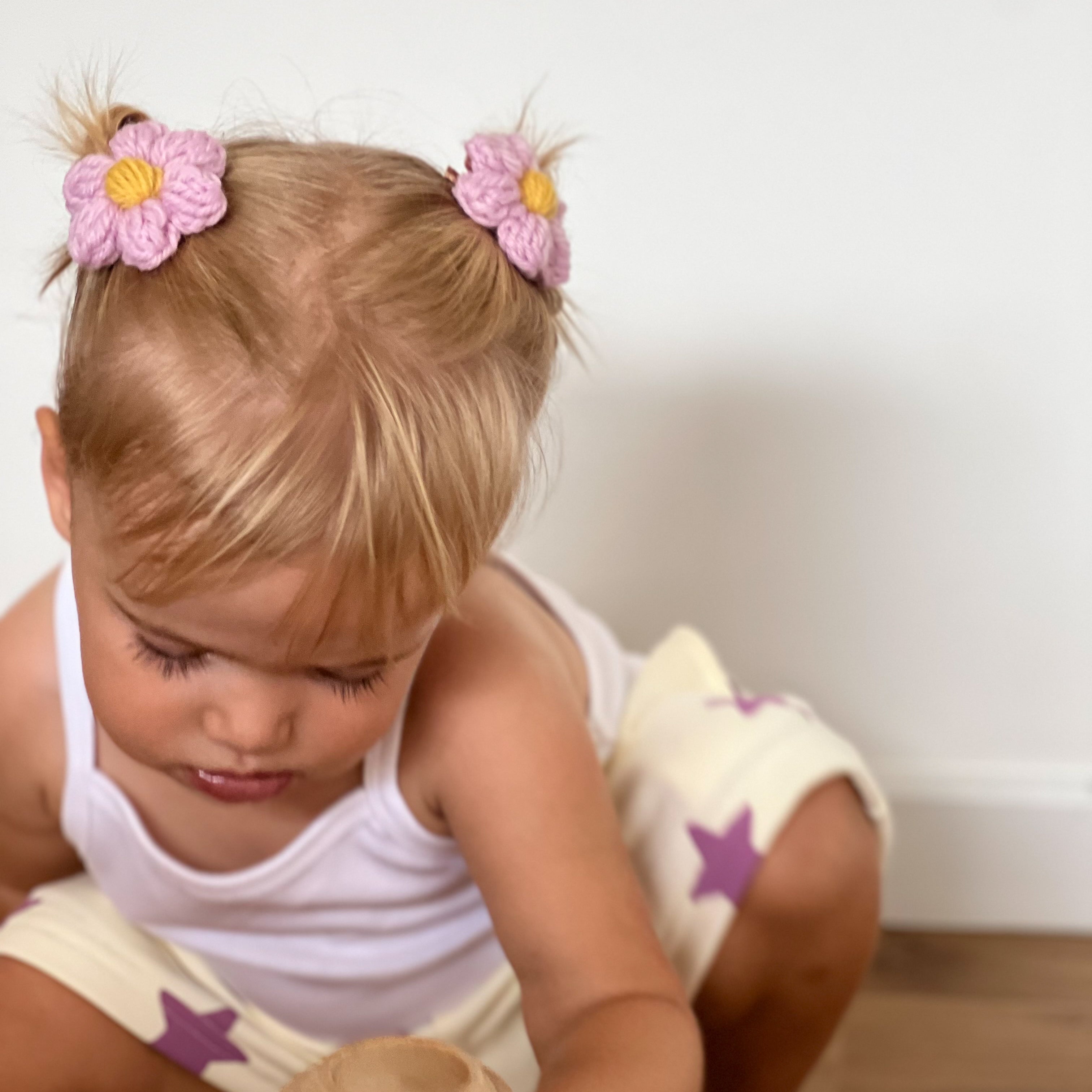 Sadie Flower Hair Clips | Hand Crocheted