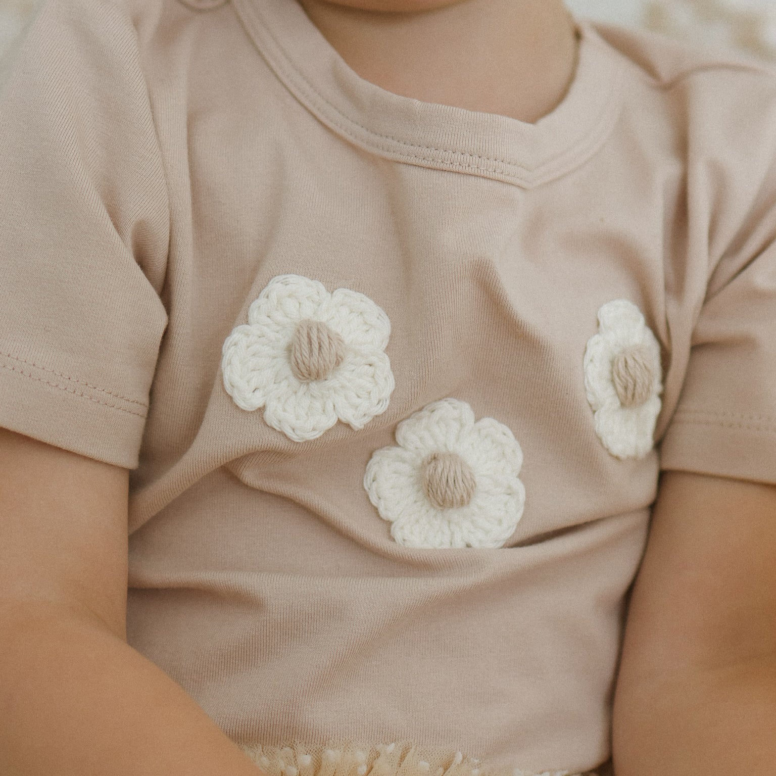 BilashBaby Tee Oat | Hand Crocheted